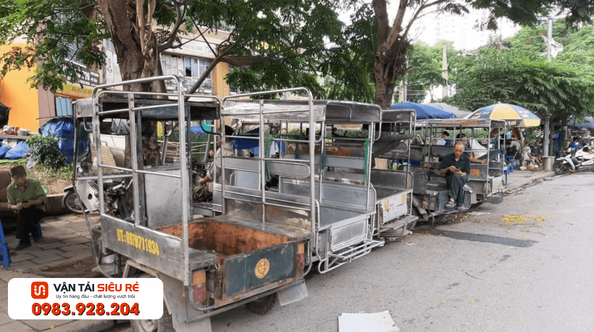 Dịch vụ xe ba gác tại Nguyễn Trãi - Hà Đông 3